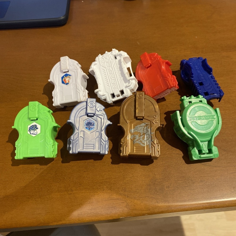 Beyblade Launcher Lot Of 8 Right and Left